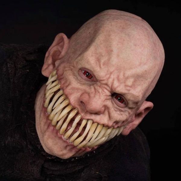 party masks demon latex mask scary devil mutant with realistic long teeth costume halloween props
party masks demon latex mask scary devil mutant with realistic long teeth costume halloween props