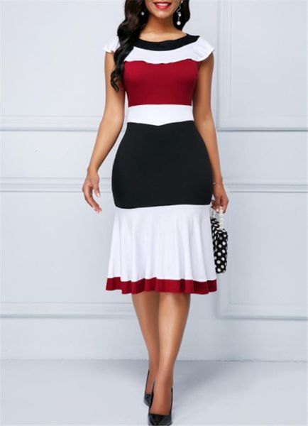 patchwork summer casual womens dresses plus size slim ruffles office a line elegant vintage long party 5xl, Black;gray
patchwork summer casual womens dresses plus size slim ruffles office a line elegant vintage long party 5xl, Black;gray