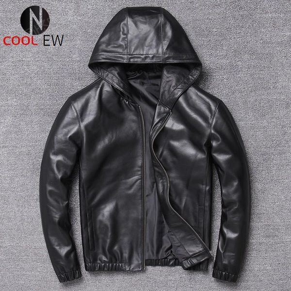 men's leather & faux fashion mens casual hoody windbreaker real sheepskin coat slim fit plus size 4xl bomber jacket autumn man genuine, Black
men's leather & faux fashion mens casual hoody windbreaker real sheepskin coat slim fit plus size 4xl bomber jacket autumn man genuine, Black