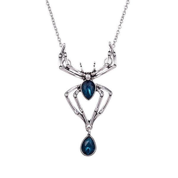 chains alloy fashion plating spider water drill set neo-gothic halloween cosplay necklace, Silver
chains alloy fashion plating spider water drill set neo-gothic halloween cosplay necklace, Silver