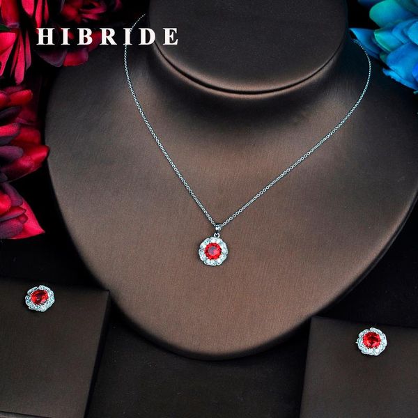 earrings & necklace hibride fashion flower women bridal jewelry sets link chain red cubic zircon pendant dress accessories n-538, Silver
earrings & necklace hibride fashion flower women bridal jewelry sets link chain red cubic zircon pendant dress accessories n-538, Silver