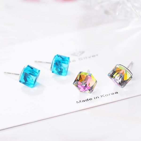 stud square sugar aurora studs female minimalist personality color artificial crystal temperament tide earpiece earrings, Golden;silver
stud square sugar aurora studs female minimalist personality color artificial crystal temperament tide earpiece earrings, Golden;silver