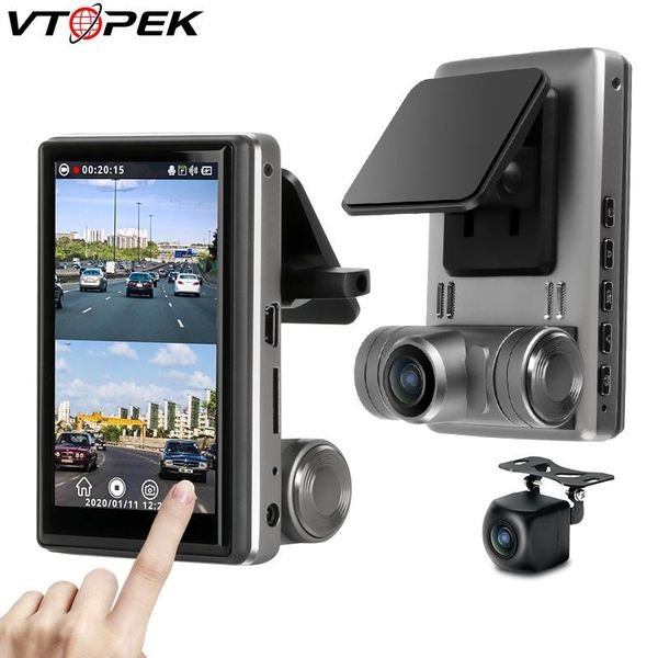 vk 3 inch mini dash cam 1080p+720p touch screen car dvr video recorder registrar dual cam night vision 24h parking monitor
vk 3 inch mini dash cam 1080p+720p touch screen car dvr video recorder registrar dual cam night vision 24h parking monitor