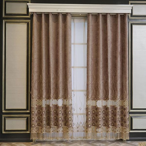 european style hollow embroidered curtains shading and heat insulation simple chenille curtains for living dining room bedroom
european style hollow embroidered curtains shading and heat insulation simple chenille curtains for living dining room bedroom