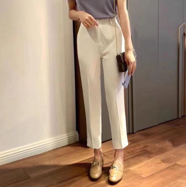women's pants & capris acetate women ankle-length casual 2021 solid color wild slim thin office lady super soft comfortable, Black;white
women's pants & capris acetate women ankle-length casual 2021 solid color wild slim thin office lady super soft comfortable, Black;white