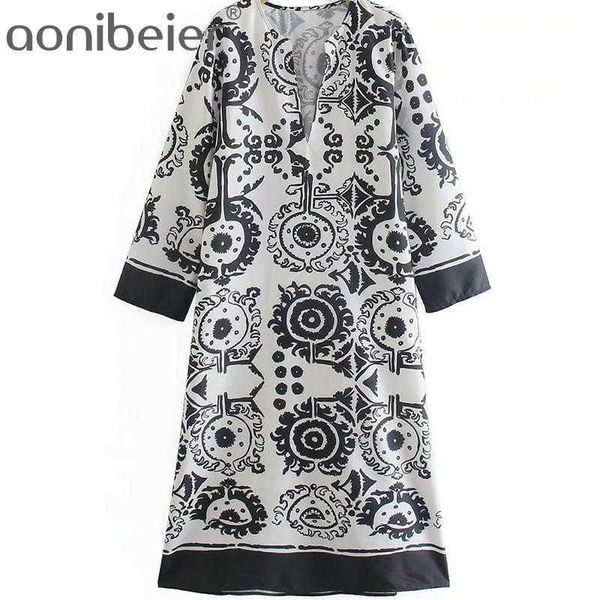 vintage print contrast trim wrist sleeve v neck women casual long dress elegant female summer straight midi 210604, Black;gray
vintage print contrast trim wrist sleeve v neck women casual long dress elegant female summer straight midi 210604, Black;gray