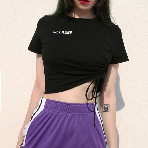 2020 new men's clothing street p, personalized one side shine printed navel t-shirt fashion, White
2020 new men's clothing street p, personalized one side shine printed navel t-shirt fashion, White