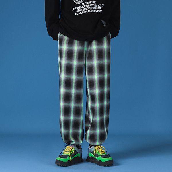 2021 new spring summer plaid men's fashion retro casual men streetwear loose hip-hop straight wide-leg pants mens trousers o16v, Black
2021 new spring summer plaid men's fashion retro casual men streetwear loose hip-hop straight wide-leg pants mens trousers o16v, Black