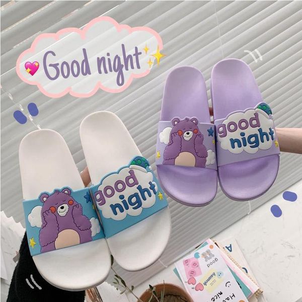 slippers ryrjglxp women indoor cute bear good night home floor shoes ladies fashion slides anti-slip female bathroom slipper, Black
slippers ryrjglxp women indoor cute bear good night home floor shoes ladies fashion slides anti-slip female bathroom slipper, Black