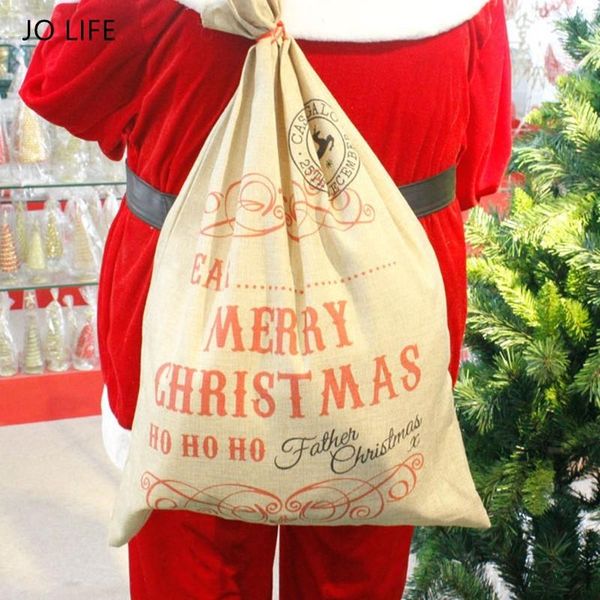 gift wrap jo life christmas burlap bag santa claus draw string punches costume weihnachten natale decorazioni
gift wrap jo life christmas burlap bag santa claus draw string punches costume weihnachten natale decorazioni