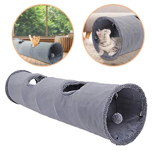 cat toys collapsible suede straight tunnel crinkle kitten play tube for large cats dogs bunnies with ball 2 holes funny fun pet
cat toys collapsible suede straight tunnel crinkle kitten play tube for large cats dogs bunnies with ball 2 holes funny fun pet