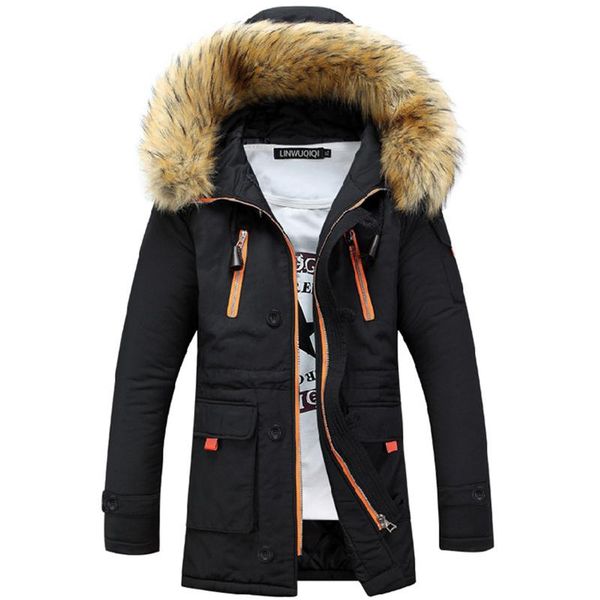 men's down & parkas 3xl thick warm coat winter jacket men -15 degree hooded fur casual long outwear collar windbreaker jackets, Black
men's down & parkas 3xl thick warm coat winter jacket men -15 degree hooded fur casual long outwear collar windbreaker jackets, Black