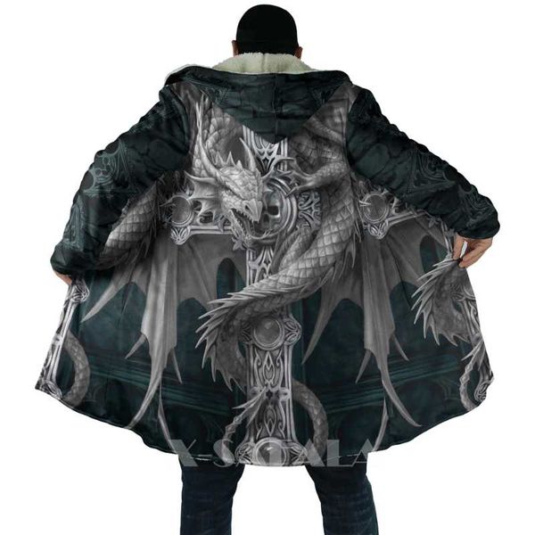 men's wool & blends native dragon animal purple dark all over 3d printed thick warm hooded cloak for men windproof fleece casual-17, Black
men's wool & blends native dragon animal purple dark all over 3d printed thick warm hooded cloak for men windproof fleece casual-17, Black