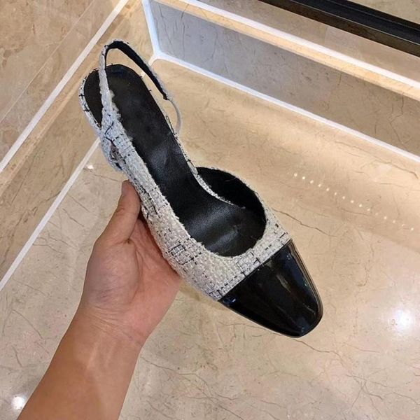 brand women high heel sandals strap women shoes genuine leather round toe sandals squared heel luxury, Black