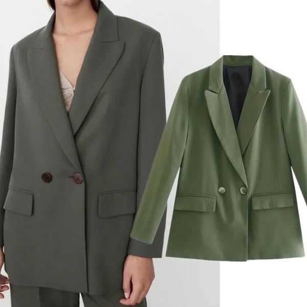 women's suits & blazers withered 2021 autumn england style fashion simple solid double breasted casual blazer women vintage oversize an, White;black
women's suits & blazers withered 2021 autumn england style fashion simple solid double breasted casual blazer women vintage oversize an, White;black