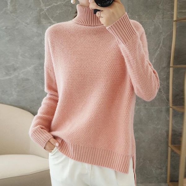 women's sweaters 100%wool autumn winter solid cashmere sweater women knitted long sleeve turtleneck slim fit basic pullovers 2021, White;black
women's sweaters 100%wool autumn winter solid cashmere sweater women knitted long sleeve turtleneck slim fit basic pullovers 2021, White;black