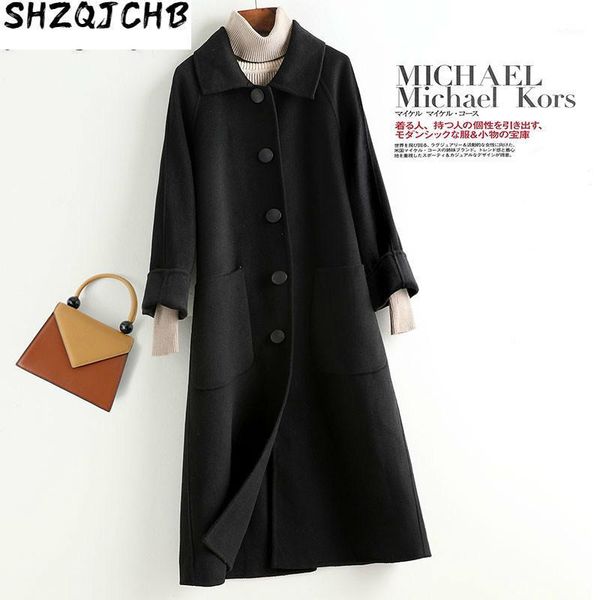 wool coat female long jacket spring autumn double-faced woolen women overcoat korean manteau femme kqn30153 kj47 women's & blends, Black
wool coat female long jacket spring autumn double-faced woolen women overcoat korean manteau femme kqn30153 kj47 women's & blends, Black