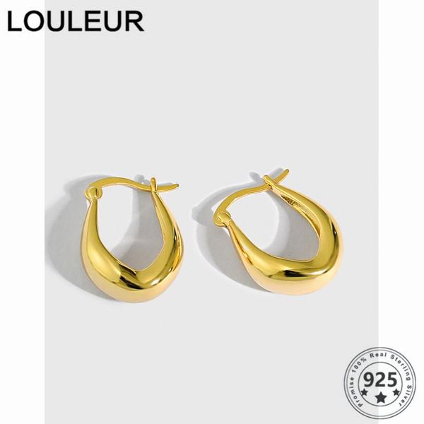 hoop & huggie louleur design 925 sterling silver earrings french style 18k gold for women wedding/engagement fine jewelry, Golden;silver
hoop & huggie louleur design 925 sterling silver earrings french style 18k gold for women wedding/engagement fine jewelry, Golden;silver
