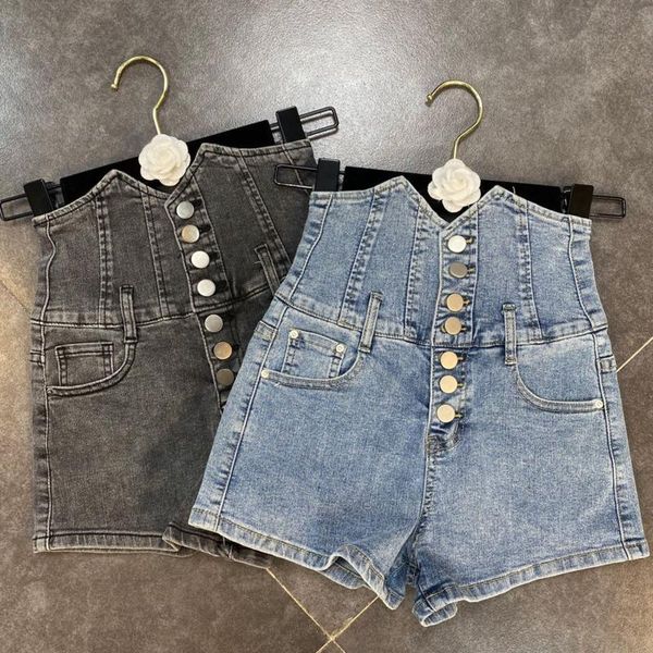 women's jeans fabpop 2021 arrivals irregular high waist buttons decoration denim shorts women streetwear ga087, Blue
women's jeans fabpop 2021 arrivals irregular high waist buttons decoration denim shorts women streetwear ga087, Blue