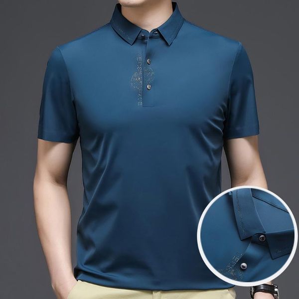 men's polos anti-wrinkle seamless solid shirt short sleeve summer brand business casual fashion diamond print lapel 4xl, White;black
men's polos anti-wrinkle seamless solid shirt short sleeve summer brand business casual fashion diamond print lapel 4xl, White;black