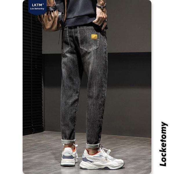 men's pants 2021jeans fashion brand slim fit small feet autumn washing versatile retro casual zipper waist long wear, Black
men's pants 2021jeans fashion brand slim fit small feet autumn washing versatile retro casual zipper waist long wear, Black