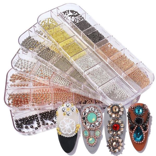 nail art decorations 1box 3d micro rose gold caviar tiny studs ball rhinestones diy gems mix size design manicure jewelry decoration, Silver;gold
nail art decorations 1box 3d micro rose gold caviar tiny studs ball rhinestones diy gems mix size design manicure jewelry decoration, Silver;gold