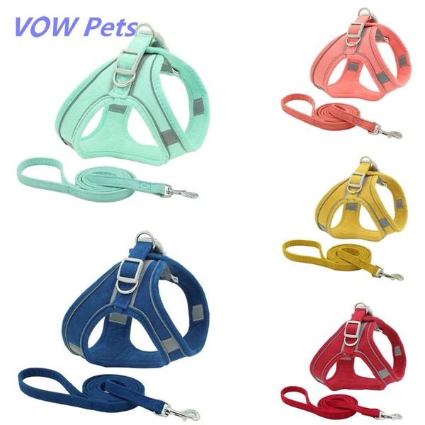 dog harness with leash reflective breathable adjustable pet harness for small large dog vest vow pets personalized 2021
dog harness with leash reflective breathable adjustable pet harness for small large dog vest vow pets personalized 2021