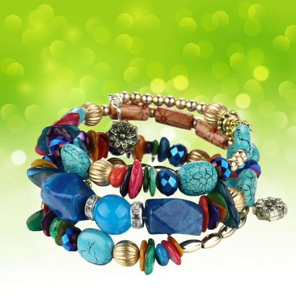 charm bracelets vintage wrap beaded bracelet loose bangles hollow carved bracelets(colorful), Golden;silver
charm bracelets vintage wrap beaded bracelet loose bangles hollow carved bracelets(colorful), Golden;silver