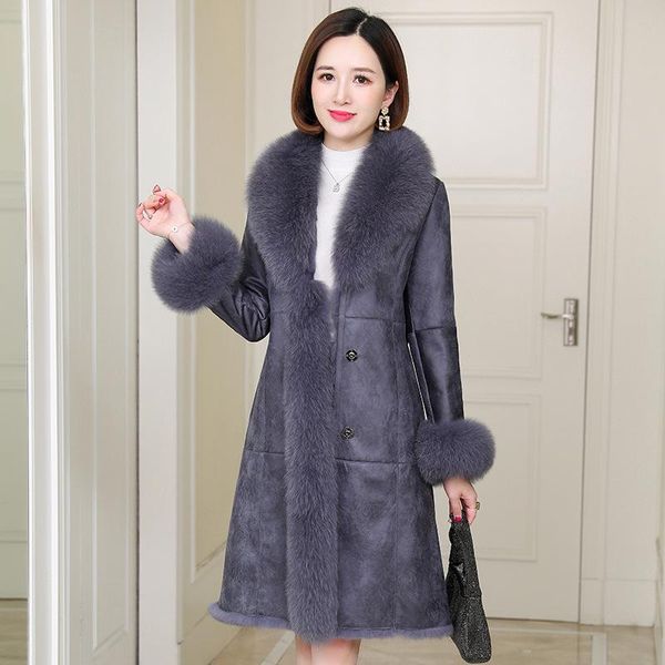 women's fur & faux real coat female winter clothes women korean style coats and jackets collar 2021 ropa de mujer pph2741, Black
women's fur & faux real coat female winter clothes women korean style coats and jackets collar 2021 ropa de mujer pph2741, Black