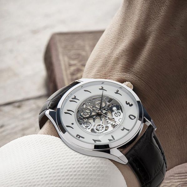 wristwatches arabic watches man arabe montres hommes leather arabian wristwatch male female clocks hours japanese movement relogio, Slivery;brown
wristwatches arabic watches man arabe montres hommes leather arabian wristwatch male female clocks hours japanese movement relogio, Slivery;brown