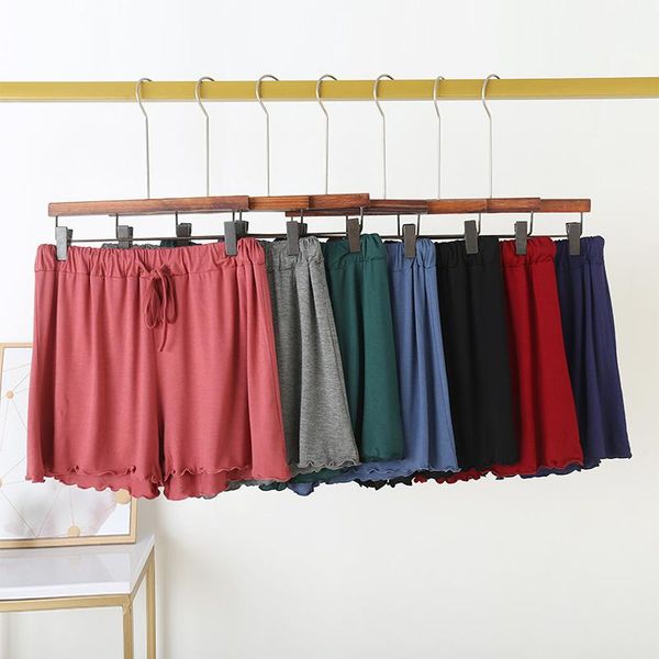 women's shorts modal summer high waist casual loose and plus size comfortable soft, White;black
women's shorts modal summer high waist casual loose and plus size comfortable soft, White;black