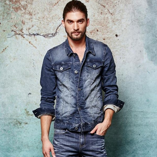 men's jackets wased 2021 tie dye slim fit denim jacket spring knitted stretch jean men fashion cowboy cotton outerwear for male, Black;brown
men's jackets wased 2021 tie dye slim fit denim jacket spring knitted stretch jean men fashion cowboy cotton outerwear for male, Black;brown