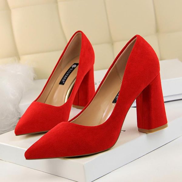 dress shoes hkxn 2021 spring fashion suede women chunky heel pumps square pointed toe wedding party dancing ladies, Black
dress shoes hkxn 2021 spring fashion suede women chunky heel pumps square pointed toe wedding party dancing ladies, Black