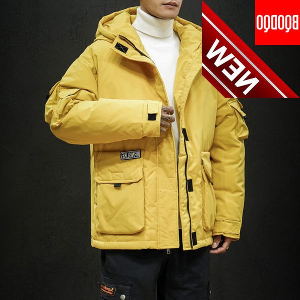 thick men down jacket winter hooded military white duck snow jackets japanese style loose hip hop streetwear thermal coat, Black
thick men down jacket winter hooded military white duck snow jackets japanese style loose hip hop streetwear thermal coat, Black
