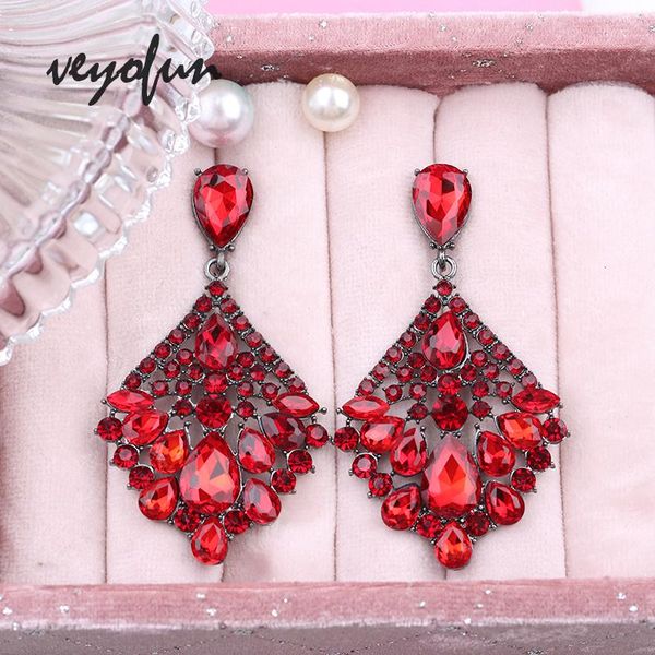 dangle & chandelier veyofun vintage hollow crystal drop earrings luxury red color rhinestone for women fashion jewelry, Silver
dangle & chandelier veyofun vintage hollow crystal drop earrings luxury red color rhinestone for women fashion jewelry, Silver