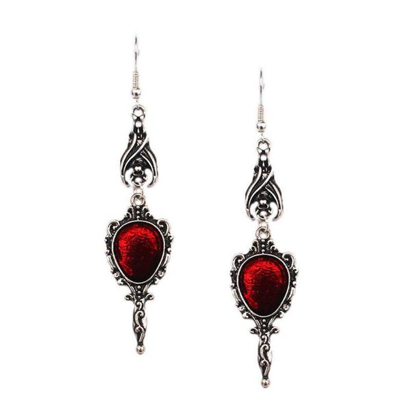 dangle & chandelier vintage vampire bat magic mirror drop earrings gothic punk dangling jewelry gift, Silver
dangle & chandelier vintage vampire bat magic mirror drop earrings gothic punk dangling jewelry gift, Silver