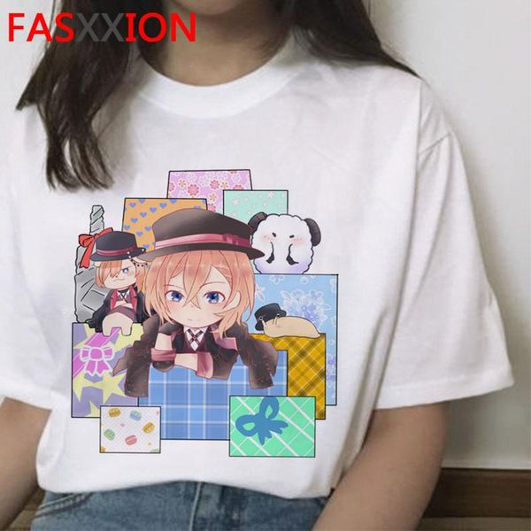 women's t-shirt bungou stray dogs female plus size graphic tees women kawaii vintage tumblr t shirt, White
women's t-shirt bungou stray dogs female plus size graphic tees women kawaii vintage tumblr t shirt, White