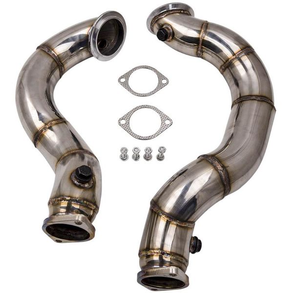 manifold & parts 3" 2x downpipes exhaust pipe for n54 135i / 335i twin turbo 3.0l 2007-2010
manifold & parts 3" 2x downpipes exhaust pipe for n54 135i / 335i twin turbo 3.0l 2007-2010