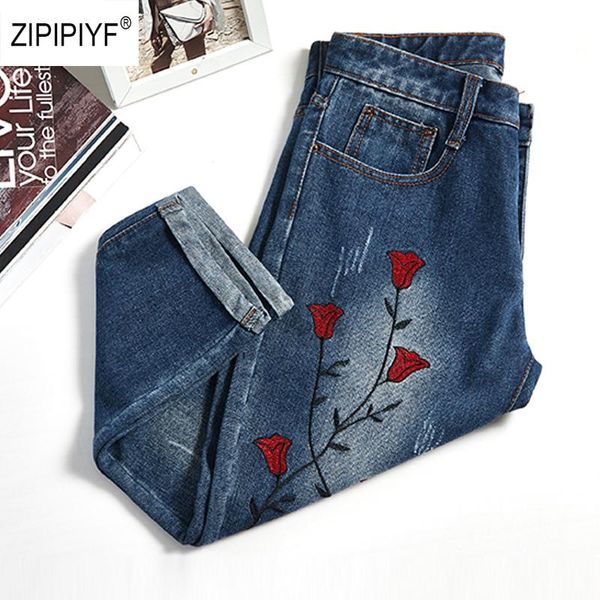 women's jeans fashion clothes women casual denim pants straight flowers embroidery ladies trousers plus size 5xl, Blue
women's jeans fashion clothes women casual denim pants straight flowers embroidery ladies trousers plus size 5xl, Blue