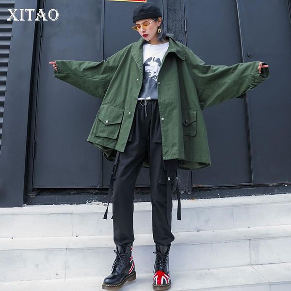 xitao plus size irregular pocket jacket personality loose vintage oversized women clothes 2021 fashion coat new gcc1968, Black;brown
xitao plus size irregular pocket jacket personality loose vintage oversized women clothes 2021 fashion coat new gcc1968, Black;brown