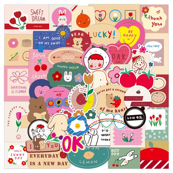 50pcs korean graffiti stickers waterproof for laprefrigerator notebook phone case skateboard decals kids toys cute fruit pattern
50pcs korean graffiti stickers waterproof for laprefrigerator notebook phone case skateboard decals kids toys cute fruit pattern
