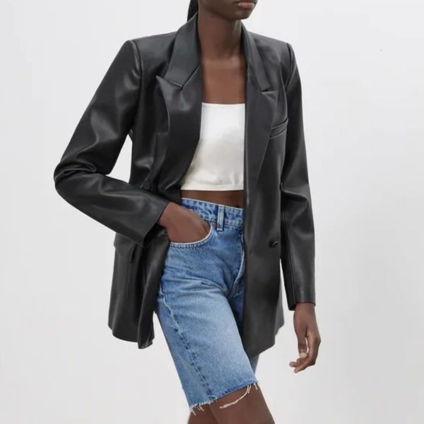 women's suits & blazers coat lmitation leather za, fine vintage jacket with long sleeve pockets fashion autumn 4q0a, White;black
women's suits & blazers coat lmitation leather za, fine vintage jacket with long sleeve pockets fashion autumn 4q0a, White;black