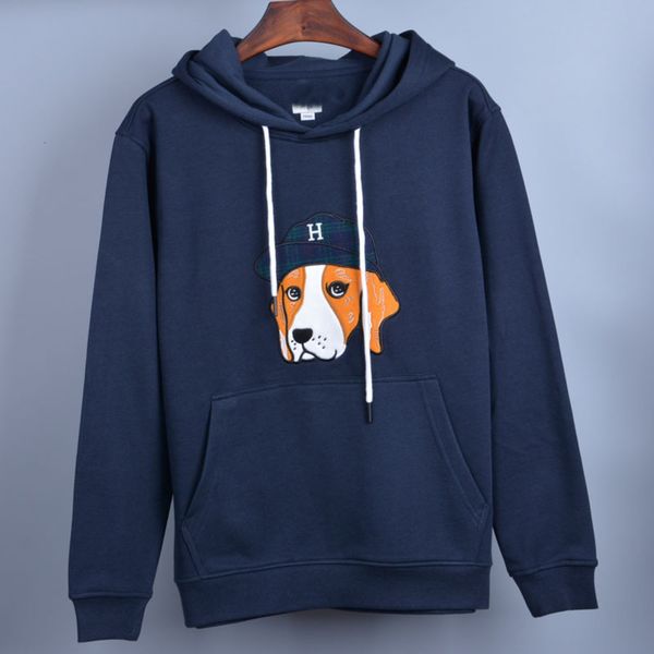 autumn men's sweater animal embroidery long sleeve hooded pullover cotton, Black
autumn men's sweater animal embroidery long sleeve hooded pullover cotton, Black