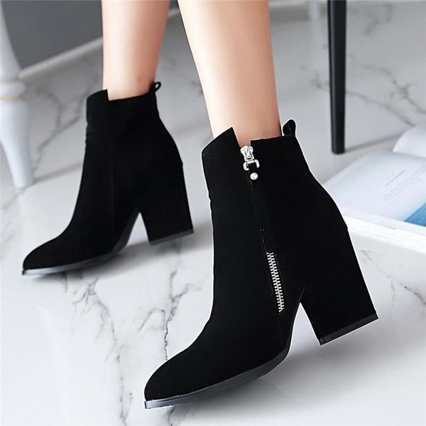 boots women's 2021 plus size fashion pointed thick heel shoes waterproof platform high zapatos de mujer drop #5, Black
boots women's 2021 plus size fashion pointed thick heel shoes waterproof platform high zapatos de mujer drop #5, Black