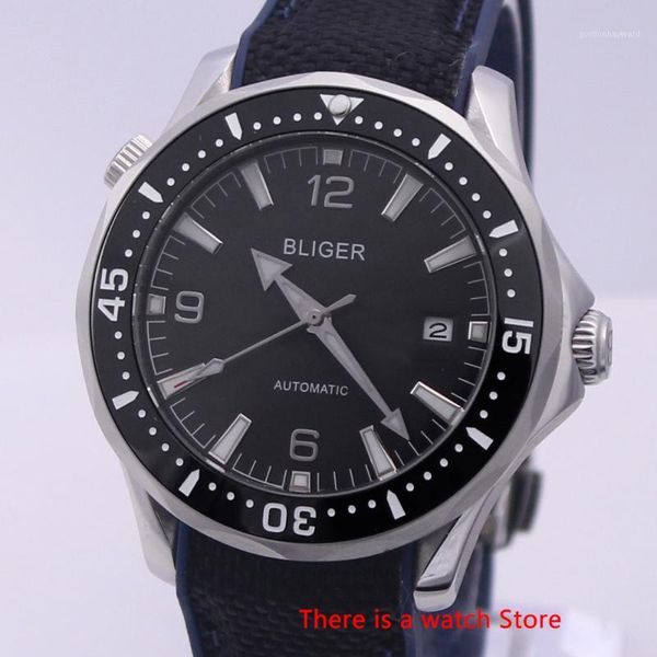 wristwatches 40mm automatic mechanical watch men sapphire luminous waterproof rubber strap calendar wristwatch, Slivery;brown
wristwatches 40mm automatic mechanical watch men sapphire luminous waterproof rubber strap calendar wristwatch, Slivery;brown