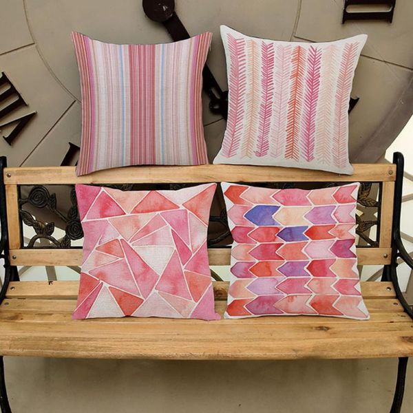 linen sofa pillow cover couch cushion cover coral pink abstract geometric azect home decorative pillow case 45x45cm
linen sofa pillow cover couch cushion cover coral pink abstract geometric azect home decorative pillow case 45x45cm