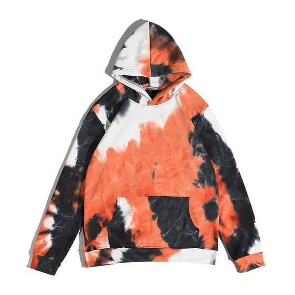 tie dyed pattern pullover sweatshirts and hoodies men loose casual series polyester spandex wear with self fabric patch pocket, White;black
tie dyed pattern pullover sweatshirts and hoodies men loose casual series polyester spandex wear with self fabric patch pocket, White;black