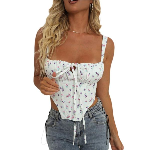 women's tanks & camis 2021 ladies summer casual irregular vest shoulder straps leopard print floral square neck front and back fishbon, White
women's tanks & camis 2021 ladies summer casual irregular vest shoulder straps leopard print floral square neck front and back fishbon, White
