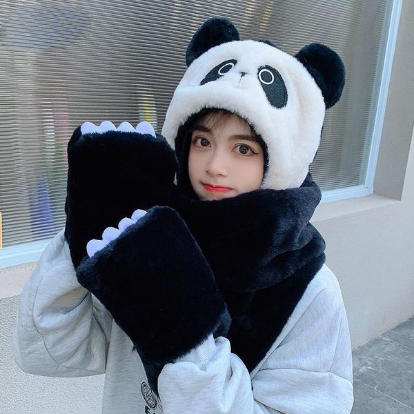 hats, scarves & gloves sets style chinese panda cute plush hat female winter outdoor one-piece cap student warm scarf, Blue;gray
hats, scarves & gloves sets style chinese panda cute plush hat female winter outdoor one-piece cap student warm scarf, Blue;gray