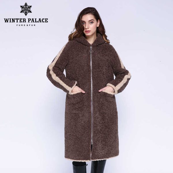 winter palace 2021 women's new wool coat long hooded trench coat granular wool contains 30% zipper winter warm fur coat v191209, Black
winter palace 2021 women's new wool coat long hooded trench coat granular wool contains 30% zipper winter warm fur coat v191209, Black